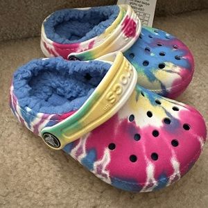 Fleece lined Crocs (toddler)
